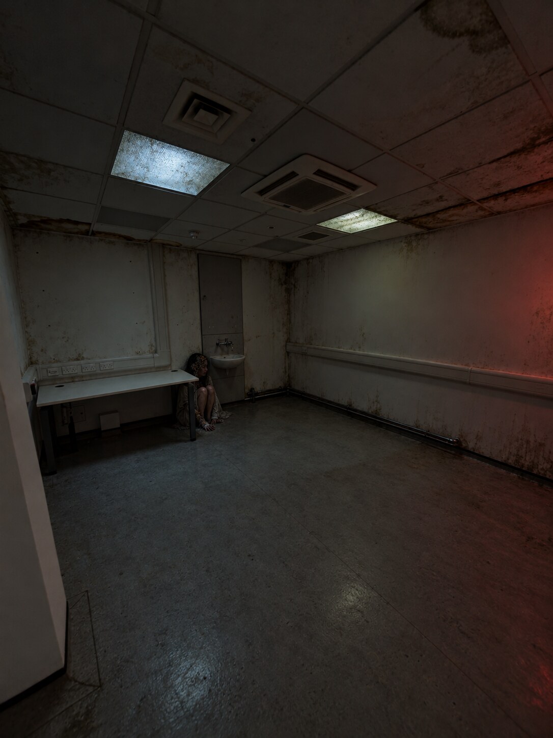 The holding room.